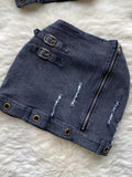 New Retro Design Halter Tank Top High Fanny Pack Hip Skirt HZ1024