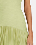Simple Green Off Shoulder Sleeveless Mermaid Formal Prom Dress Evening Gown HZ1024