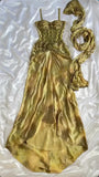 Vintage Shiny Beaded Sweetheart Prom Dress Sheath Spaghetti Strap Evening Dress Long Formal Dress HZ1024
